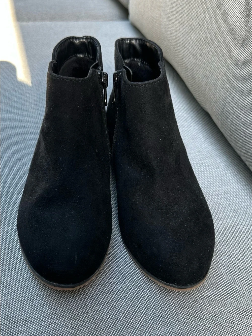 Girls Black Ankle Boots Cat & Jack -size 13